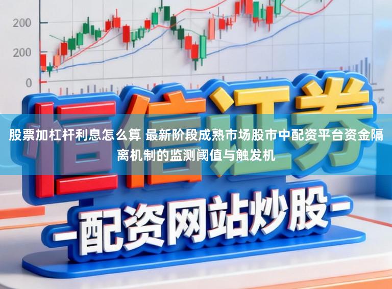 股票加杠杆利息怎么算 最新阶段成熟市场股市中配资平台资金隔离机制的监测阈值与触发机