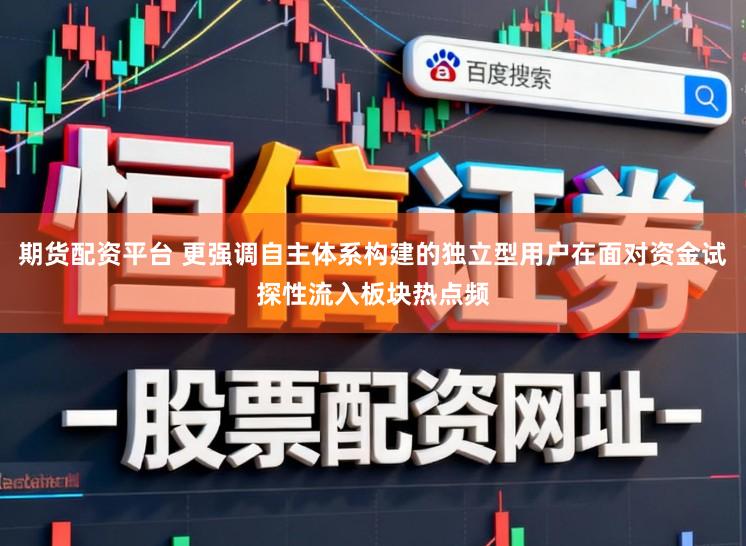 期货配资平台 更强调自主体系构建的独立型用户在面对资金试探性流入板块热点频